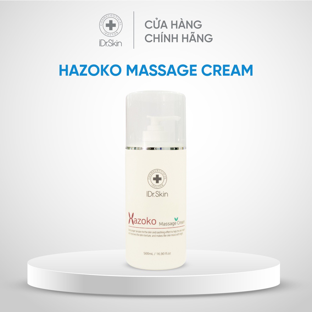 Kem massage mặt HAZOKO Idr.Skin Hàn Quốc