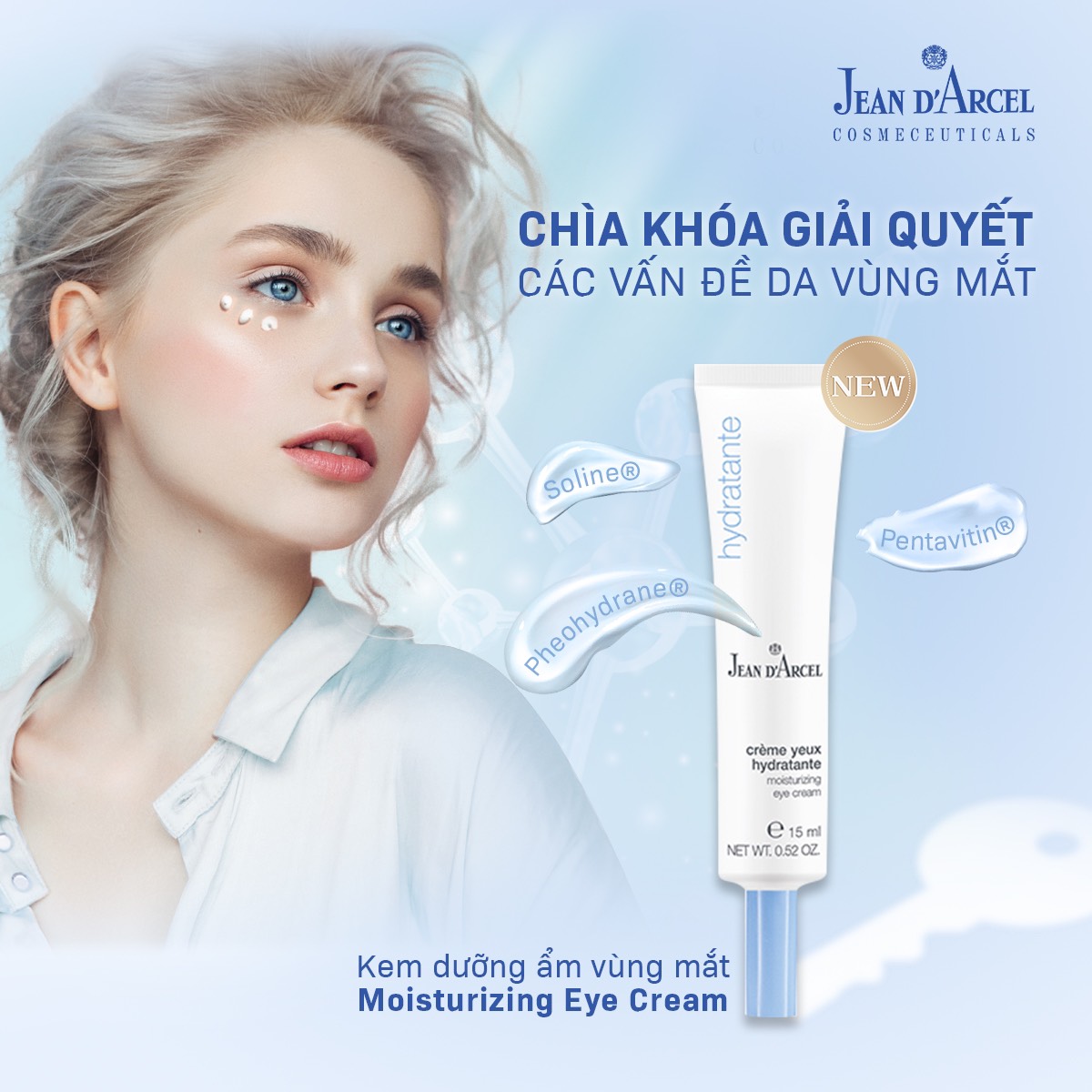  Kem dưỡng ẩm vùng mắt Moisturizing Eye Cream Jean D'Arcel - J157 