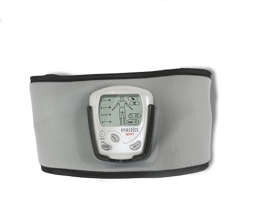 Đai massage giảm mỡ bụng công nghệ EMS kèm miếng dán trị liệu HoMedics HST-200-EU