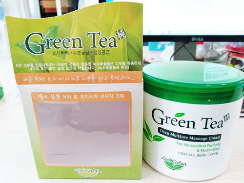 Kem massage mặt trà xanh Green tea Hàn Quốc