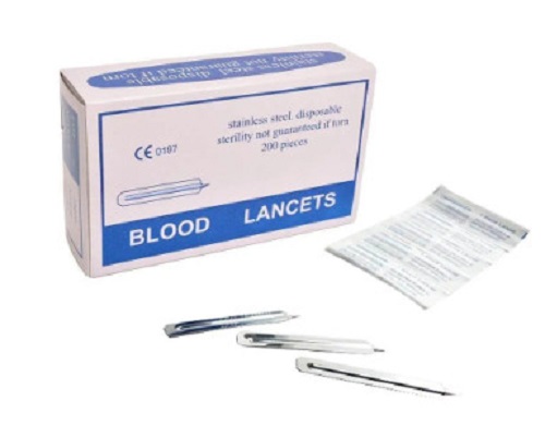 Kim chích mụn, chích máu Blood Lancets (Hộp 200 cái)