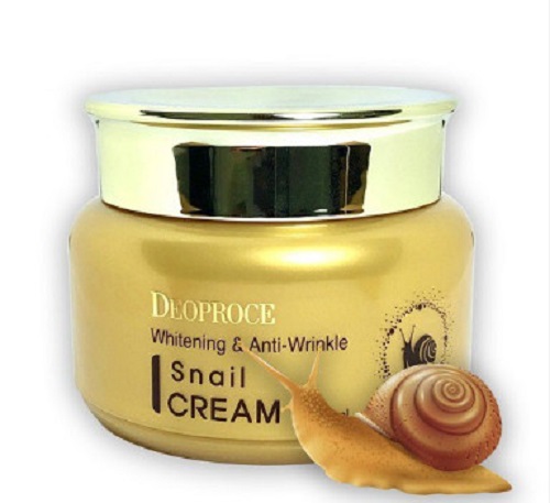 Kem ốc sên chống lão hóa da chuyên sâu deoproce HÀN QUỐC whitening & anti-wrinke snail cream 