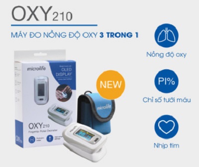           OXY 210 – Máy đo nồng độ Oxy trong máu       