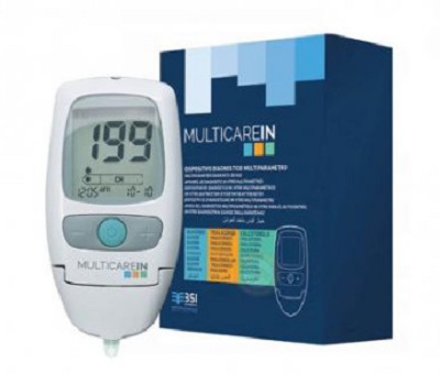        Máy đo đường huyết và mỡ máu 3 trong 1 BSI MultiCareIn       