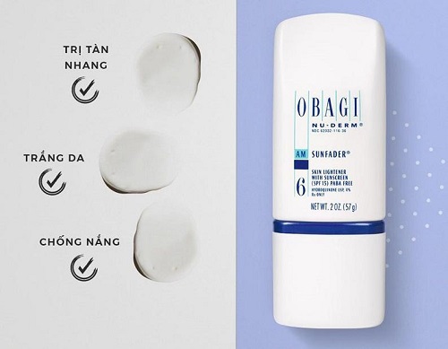 Kem duong trang da Obagi Nu-Derm Sunfader SPF 15