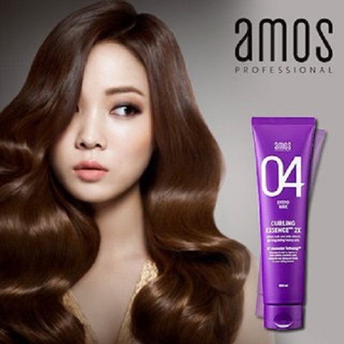 tinh chat duong toc xoan & phong Amos Professional Curling Essence 2X