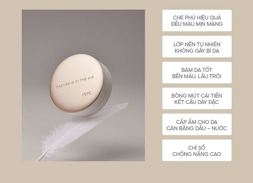 phan nuoc cap am  Iope Air Cushion Natural