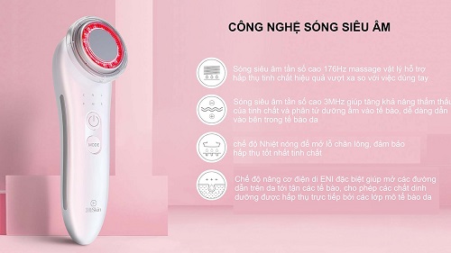 May dien di tonh chat song sieu am, bo sung ion, nang co EMS, anh sang photon trẻ hoa da